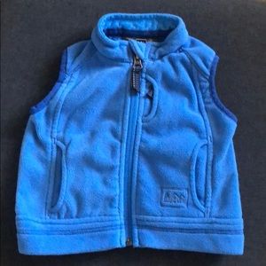 REI blue 12 mo fleece vest